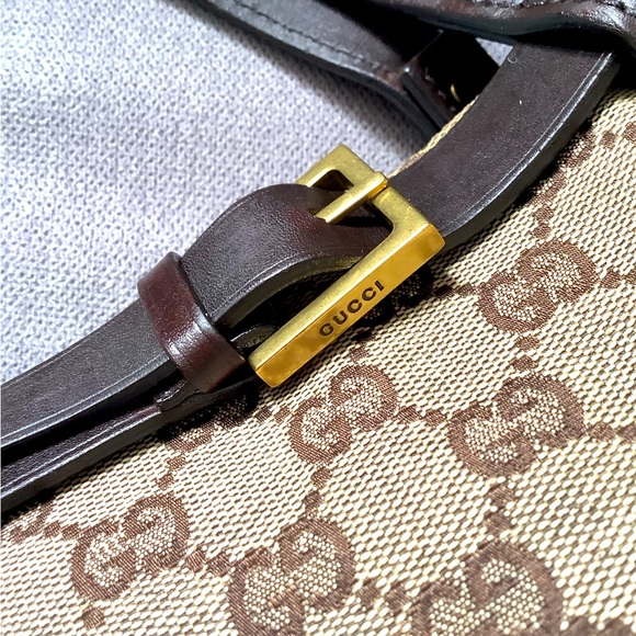 Authentic GUCCI GG logo canvas tote 🔥🔥 - Picture 11 of 15
